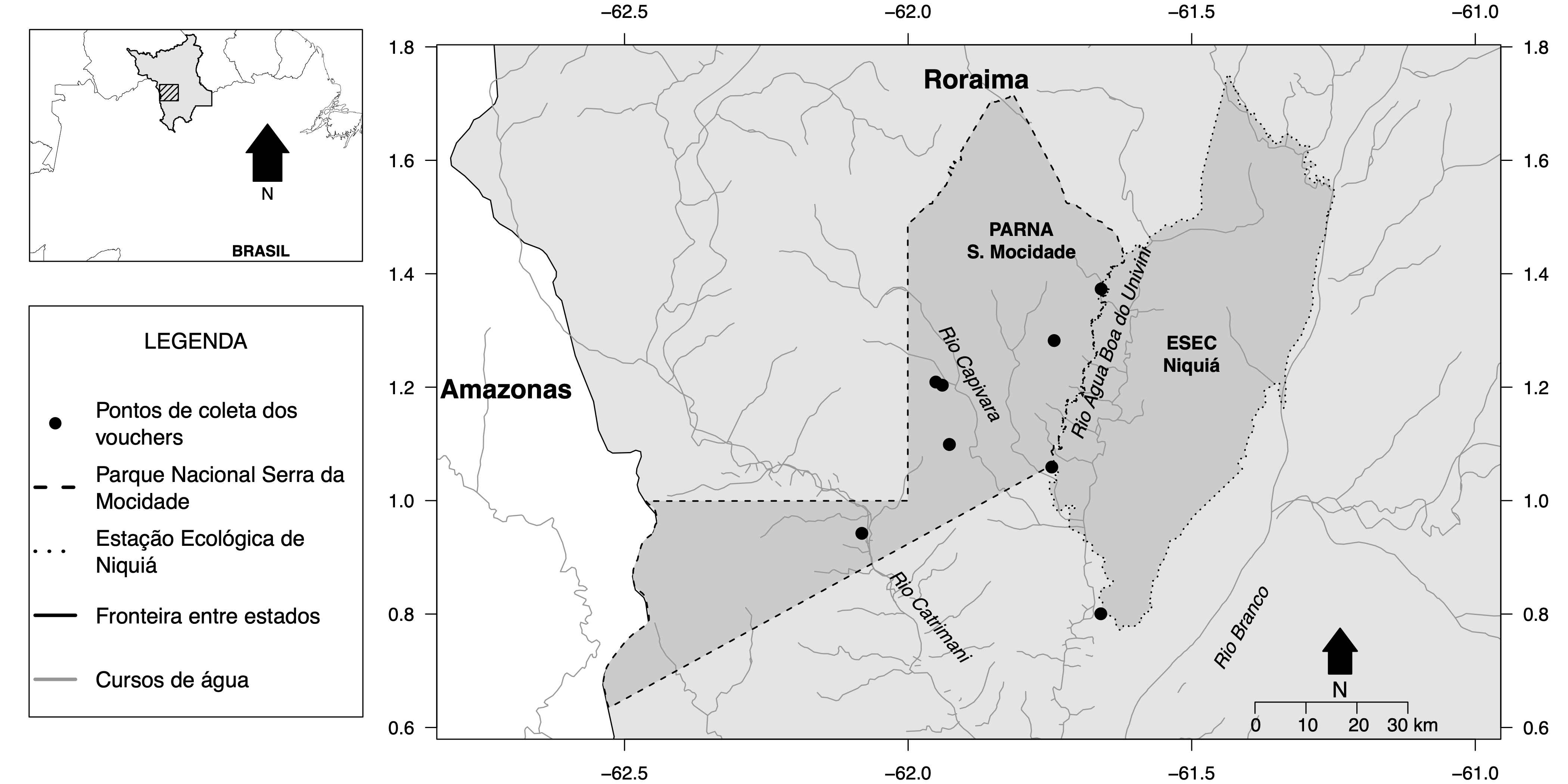 Mapa utilizado em Rodrigues et al. (2017) e que é o resultado deste tutorial.